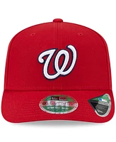 New Era Men's Red Washington Nationals Player Replica 9SEVENTY Adjustable Hat