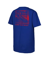 Outerstuff Big Boys and Girls Blue New York Rangers Atmosphere T-Shirt