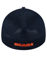 New Era Men's Navy Chicago Bears Game Day Linear 39THIRTY Flex Hat