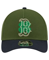 New Era Men's Dark Green Boston Red Sox City Feature 9FORTY A-Frame Adjustable Hat