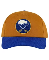 American Needle Men's Tan/Royal Buffalo Sabres Burnett Adjustable Hat