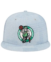 New Era Men's Denim Boston Celtics Injection Denim Patchwork 9FIFTY Snapback Hat