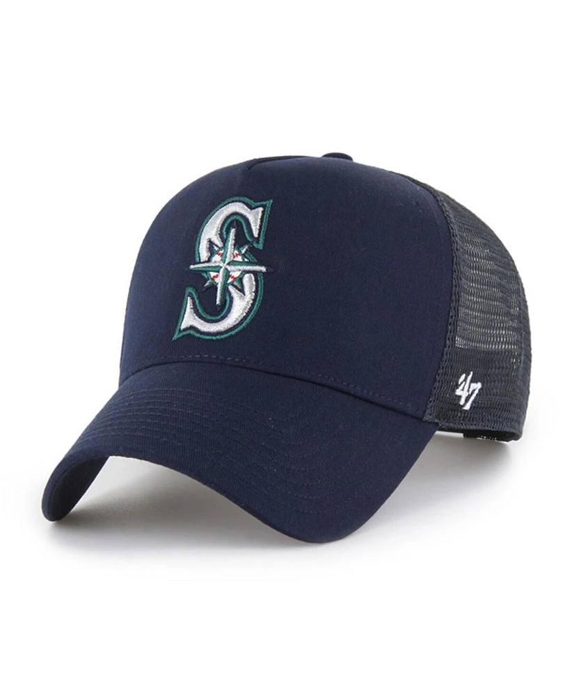 '47 Brand Men's Navy Seattle Mariners Ballpark Offside Adjustable Trucker Hat