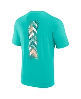 Formula 1 Men's Turquoise Miami Palms Chevron T-Shirt