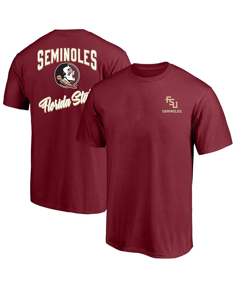 Fanatics Men's Garnet Florida State Seminoles Big Tall 2-Hit T-Shirt