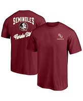 Fanatics Men's Garnet Florida State Seminoles Big Tall 2-Hit T-Shirt
