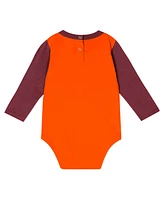 Outerstuff Baby Boys and Girls Maroon Virginia Tech Hokies Double Up Long Sleeve Bodysuit Pant