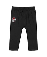 Outerstuff Baby Boys and Girls 2-Piece Georgia Bulldogs Double Up Long Sleeve Bodysuit Pant Set