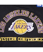 Pro Standard Men's Black Los Angeles Lakers Area Code Shorts