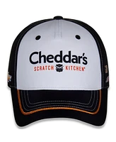 Richard Childress Racing Team Collection Men's White/Black Kyle Busch Cheddars Uniform Adjustable Hat