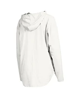 Pressbox Women's White Lsu Tigers San Bruno Hoodie Long Sleeve T-Shirt