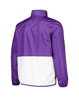 G-iii Sports by Carl Banks Men's Purple Lsu Tigers Cornerman Half-Zip Top