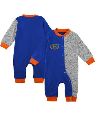 Outerstuff Baby Boys and Girls Royal Florida Gators Playbook Two-Tone Sleeper