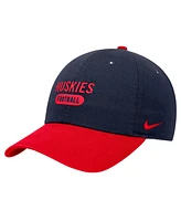 Nike Men's Navy UConn Huskies Color Block Club Adjustable Hat