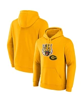 Fanatics Men's Gold Grambling Tigers Primary Logo Pullover Hoodie