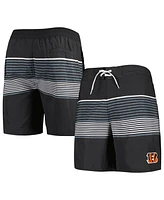 G-iii Sports by Carl Banks Men's Black Cincinnati Bengals Coastline Volley Swim Shorts