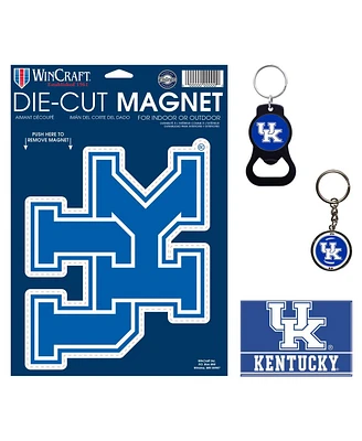 Wincraft Kentucky Wildcats Key Rings and Magnets, Set of 4