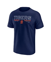 Fanatics Men's Navy Detroit Tigers Raglan T-Shirt