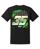 23xi Racing Men's Black Riley Herbst Name Number T-Shirt