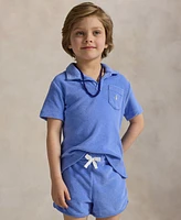 Polo Ralph Lauren Toddler and Little Boys Terry Shirt Short Set