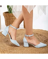 Marcelle Low Block Heel Pumps