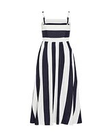 City Chic Plus Size Simone Stripe Maxi Dress