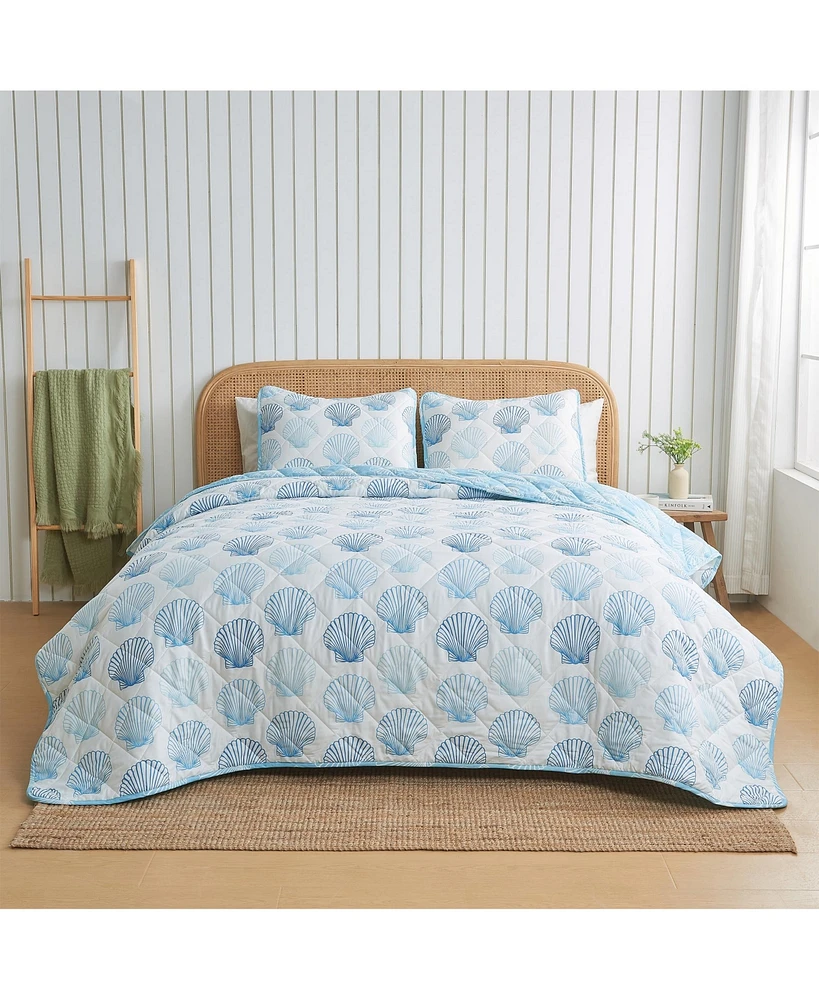 Linery & Co. Nautical Printed Reversible Quilt Set