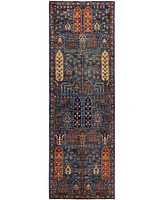 Adorn Hand Woven Rugs Serapi M1945 2'8''x8'1'' Runner Area Rug