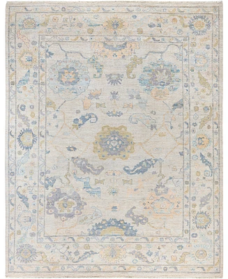 Adorn Hand Woven Rugs Colorful Oushak M1945 8'1''x10'1'' Area Rug