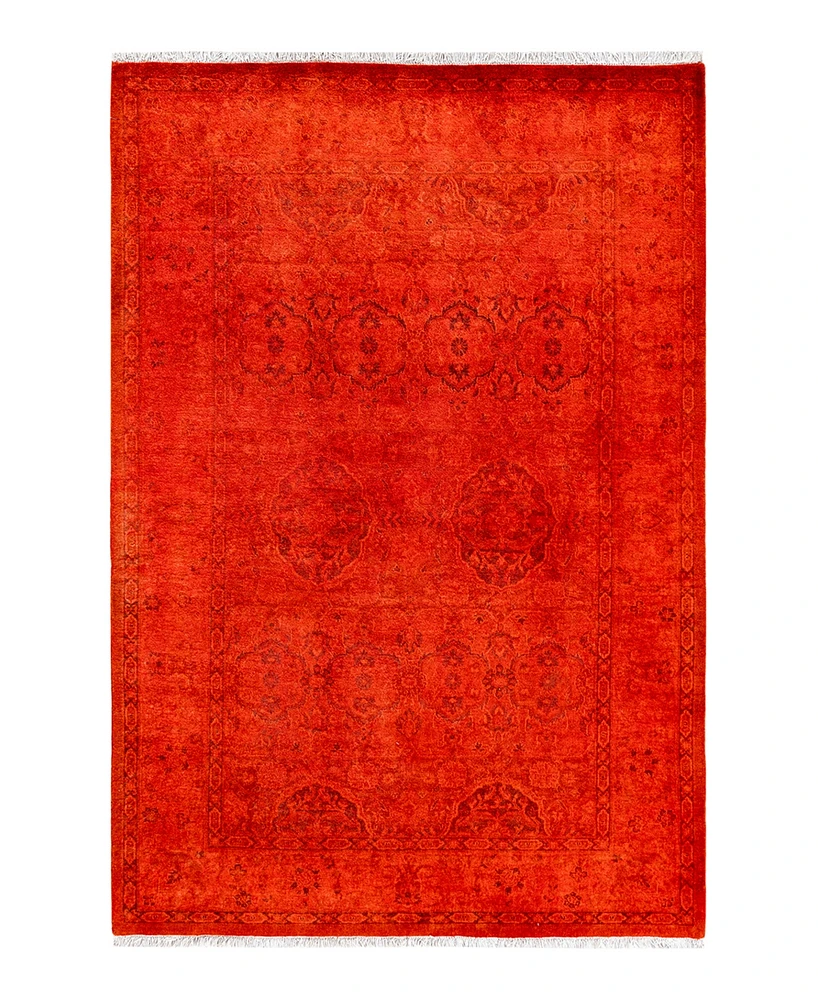 Adorn Hand Woven Rugs Fine Vibrance M1437 4'1''x6' Area Rug