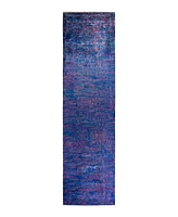 Adorn Hand Woven Rugs Vibrance M1842 3'2''x11'10'' Runner Area Rug