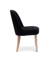 Mid-Century Modern Upholstered Boucle Dining Chair (Set of 6)