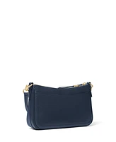 Michael Kors Women's Jet Set Charm Top Zip Leather Convertible Crossbody Shoulder Bag