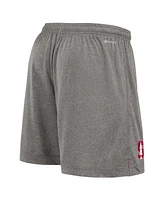 Nike Men's Cardinal/Heather Gray Stanford Cardinal Player Reversible Shorts