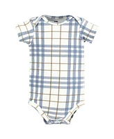 Hudson Baby Boys Cotton Bodysuits Dude, 9-12 Months