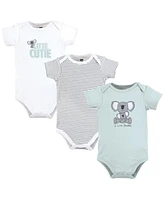 Hudson Baby Boys Cotton Bodysuits, Daddy Koala, Preemie