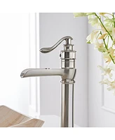 Waterfall Single Hole Single-Handle Vessel Bathroom Faucet