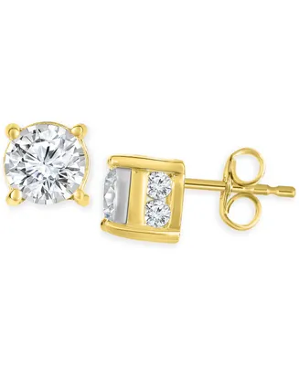 TruMiracle Diamond Stud Earrings (3/4 ct. t.w.) 14k White, Yellow or Rose Gold