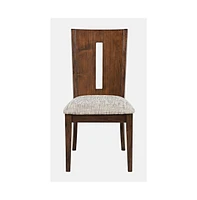 Urban Icon Contemporary Slotback Upholstered Dining Chair (Set of 2)