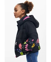 Desigual Girls Girls's Star quilted coat