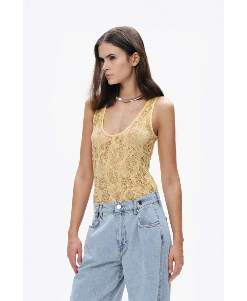 Nocturne Women's Halter Neck Lace Blouse