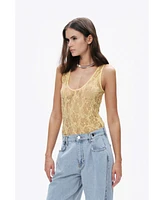 Nocturne Women's Halter Neck Lace Blouse