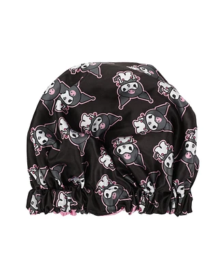 Kuromi Character All-Over Print Reversible Sleep Bonnet