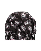 Kuromi Character All-Over Print Reversible Sleep Bonnet
