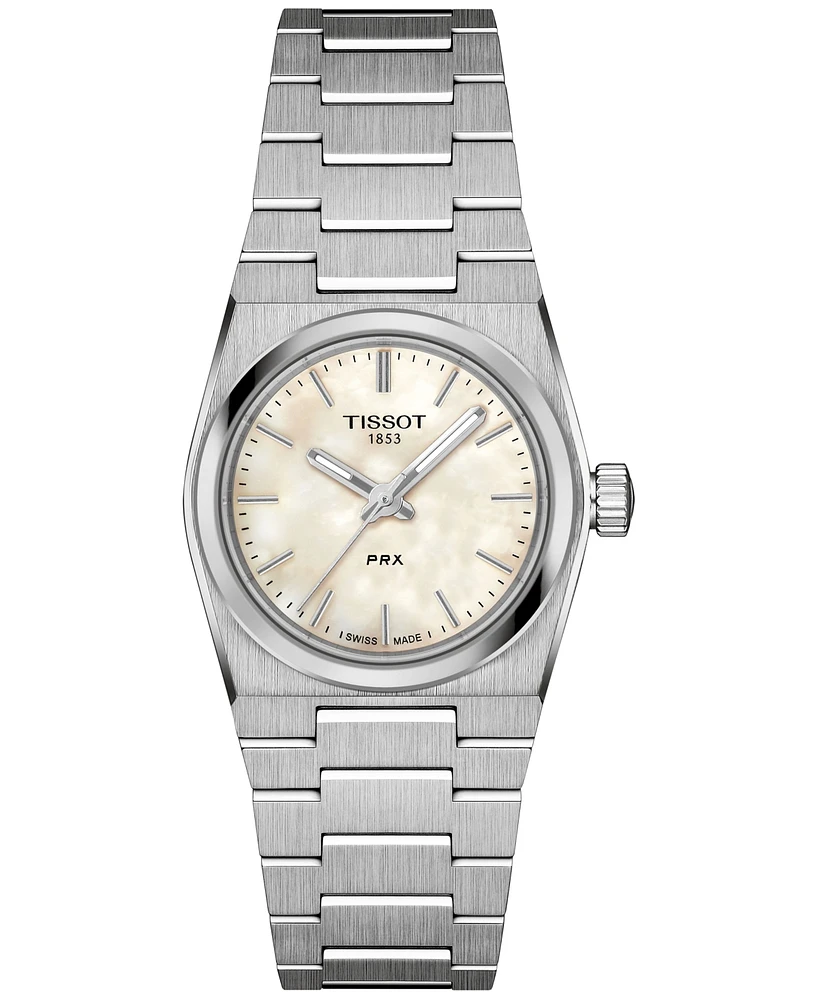 Tissot Women's Swiss Prx Stainless Steel Bracelet Watch 25mm