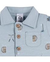 Gerber Baby Boys Polo Golf Romper