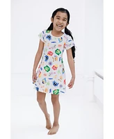 Inside Out Girls Nightmare Before Christmas French Terry Skater Dress