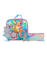 Rainbow And Stars 16" 5-Piece Backpack & Lunchbox Set