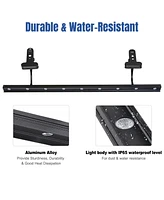 Yescom Aluminum 33x79" Retractable Roll Up Banner Stand Led Light Kit with Bag Trade Show Display