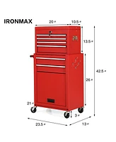 Rolling Cabinet Storage Chest Box Garage Toolbox